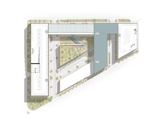 Bellaire Triangle Concept 2nd Floor plan