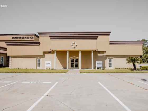 Royalwood Church - entrance exterior view