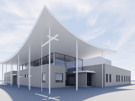 Rendering of a church concept
