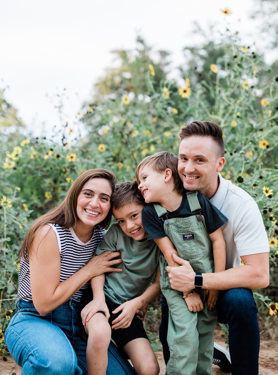 Bryson White and his family