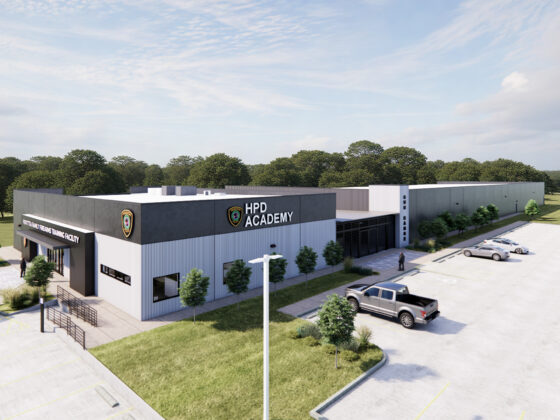 Aerial view of the facility